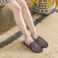 thumbnail image 5 of Paisley Pattern No.90118 House Slippers for Women Indoor, Fuzzy Warm Women's Slippers House Shoes Bedroom Slippers, 5 of 7