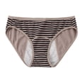 thumbnail image 2 of 6 Pack High Waisted Underwear for Women Period 3 Layer Leakproof Period Comfort Flex Fit Bikini, 2 of 7