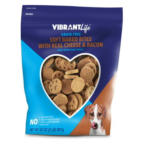 Vibrant Life Soft Baked Bites with Real Cheese & Bacon, Grain Free, 32