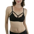 thumbnail image 4 of ToBeInStyle Women's Strappy Cut Out Outline Bralette, 4 of 11