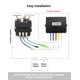 thumbnail image 4 of Kit de mando a distancia inalámbrico QWORK 12 V 250 A para 900-2300 kg, 4 of 8
