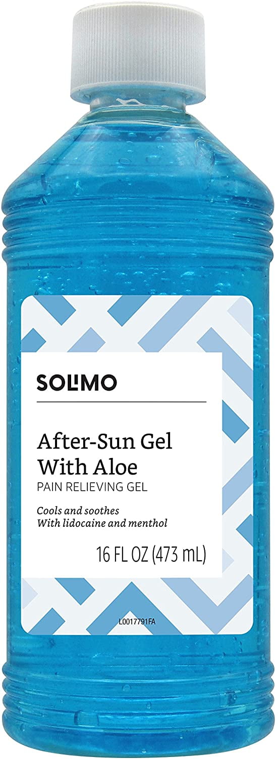 After Sun Gel with Aloe, Lidocaine and Menthol, 16 Fluid Ounce (1 Pack