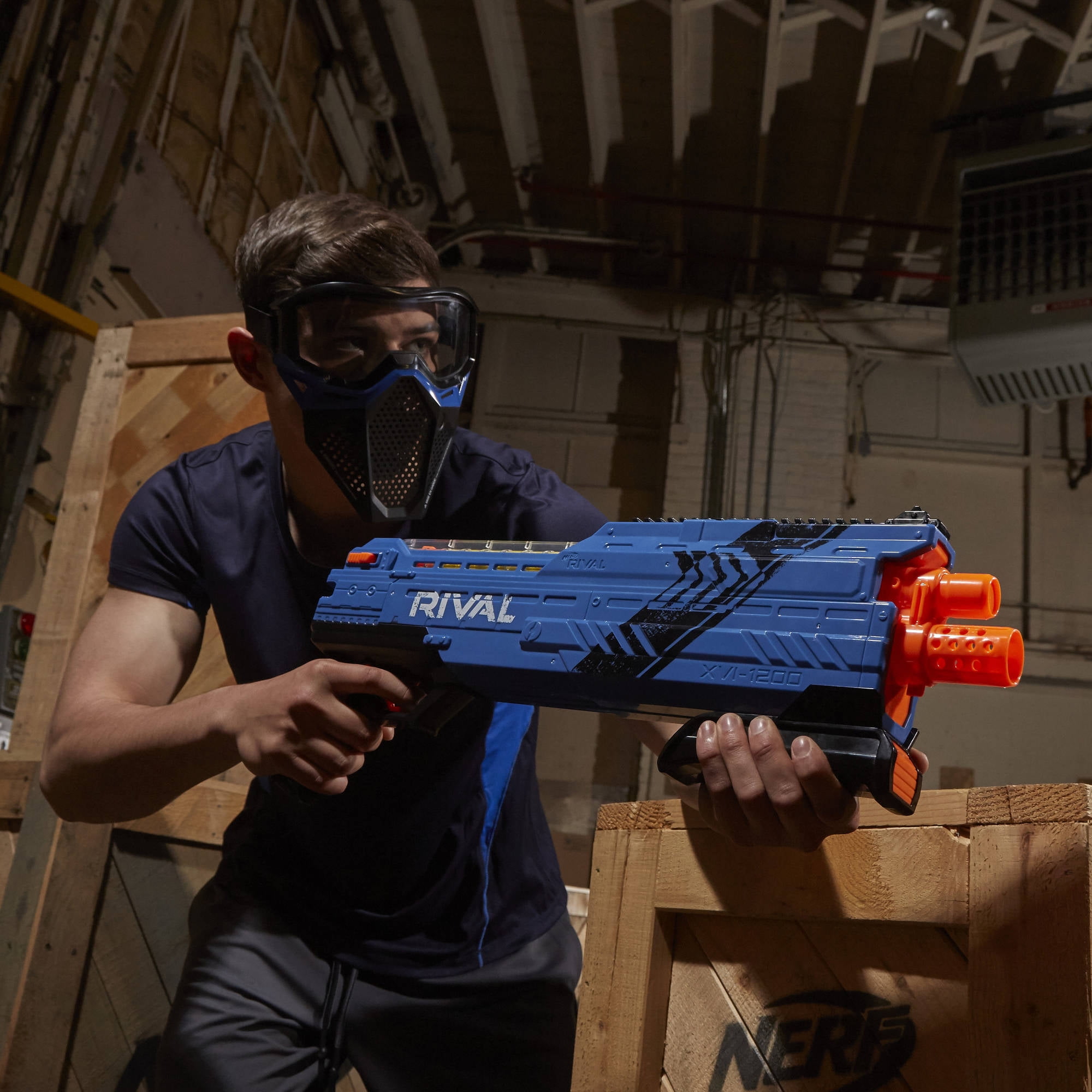 Nerf Rival Atlas XVI-1200 Blaster (Blue) 