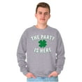 thumbnail image 5 of St Patricks Day The Party Is Here Sweatshirt for Men or Women Brisco Brands S, 5 of 6