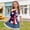 04 Multicolor, variant on Freshbabe Cute and Casual Summer Short-Sleeved T-shirt Gifts for Kids Suitable for Girls Aged 5-14.