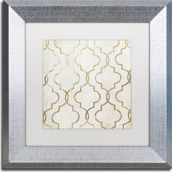 Trademark Fine Art "Paris Apartment IV" Canvas Art by Color Bakery, White Matte, Silver Frame