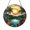 Acrylic 3.5 Inch, variant on Tropical Landscape Window Suncatcher – Decorative Glass Style Floral Art