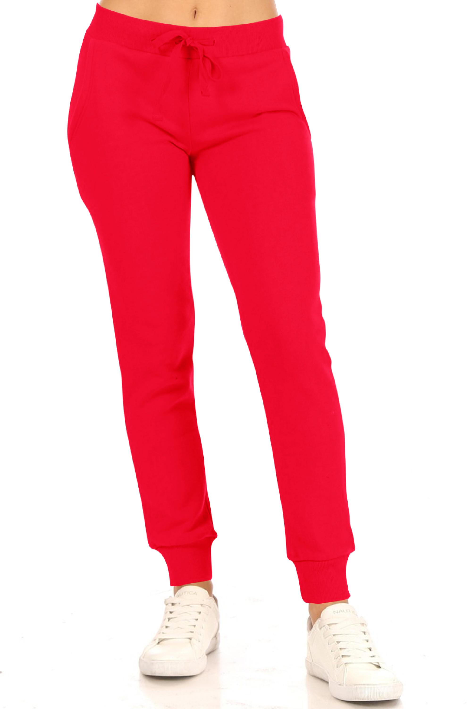 Women's Drawstring Comfy Fleece Solid 