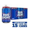 thumbnail image 3 of Bud Light American Light Lager Beer 15 Pack 12 fl oz Aluminum Cans 4.2% ABV, 3 of 10