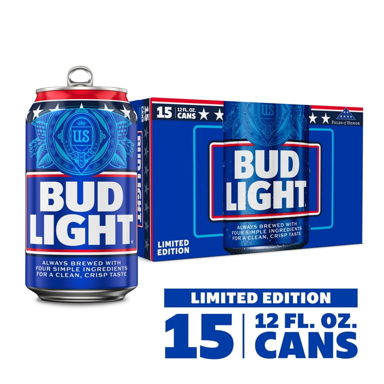 Bud Light ビール 30缶x2 Bud Light, Light Lager Beer, 15 Pack 12 fl oz Aluminum Cans, 4.2