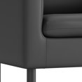 thumbnail image 2 of HON Parkwyn Club Chair - 33" x 26.8"29" - Material: Polyurethane - Finish: Black, 2 of 7
