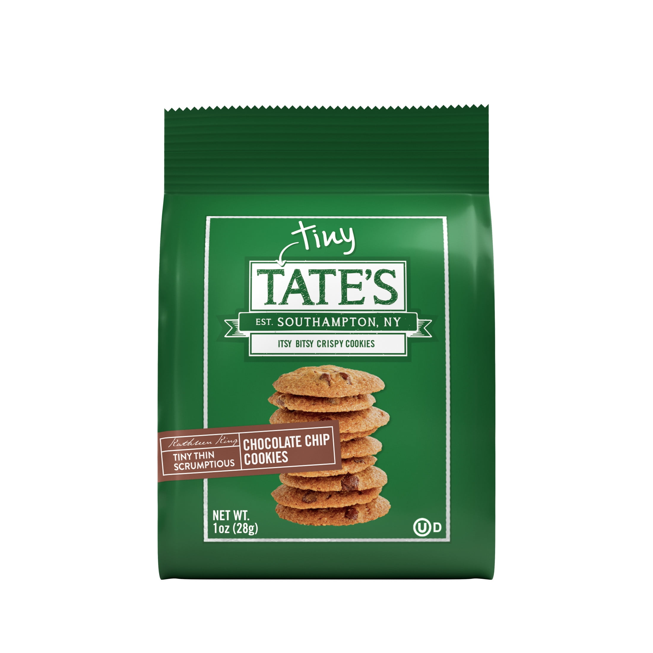 (11 pack) Tate's Bake Shop Tiny Chocolate Chip Cookies, 1 oz