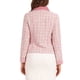 thumbnail image 3 of BLAZER DE TWEED A CUADROS DE VELVET CON COLLAR ELEGANTE PARA MUJERES CHIC XL ROSADO, 3 of 6