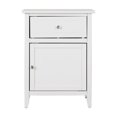 thumbnail image 3 of Glory Furniture Izzy 1 Drawer 1 Door Nightstand in White, 3 of 7