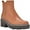 Dark Natural, variant on Calvin Klein Womens Amina Leather Block Heel Chelsea Boots