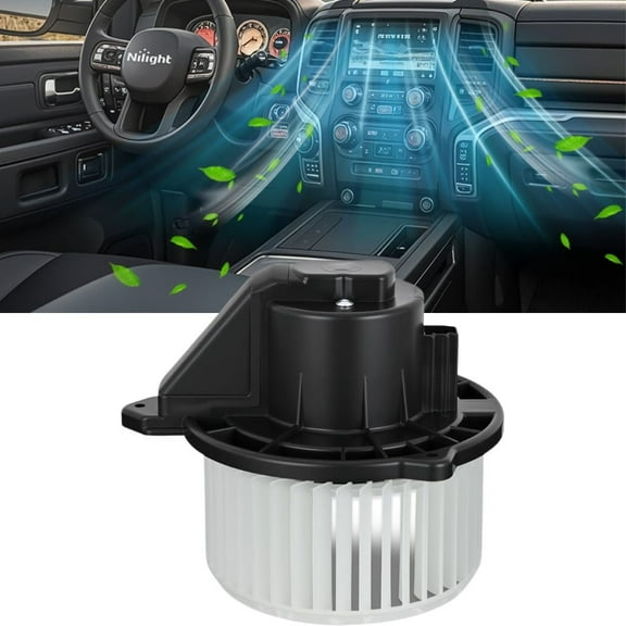 Nilight AC Heater Blower Motor with Fan for Dodge Ram 1500 2500 3500 2002-2008, Jeep Grand Cherokee 2002-2004 - Replaces 700012, PM9198, 5012701AB, 5096255AA, 5096256AA