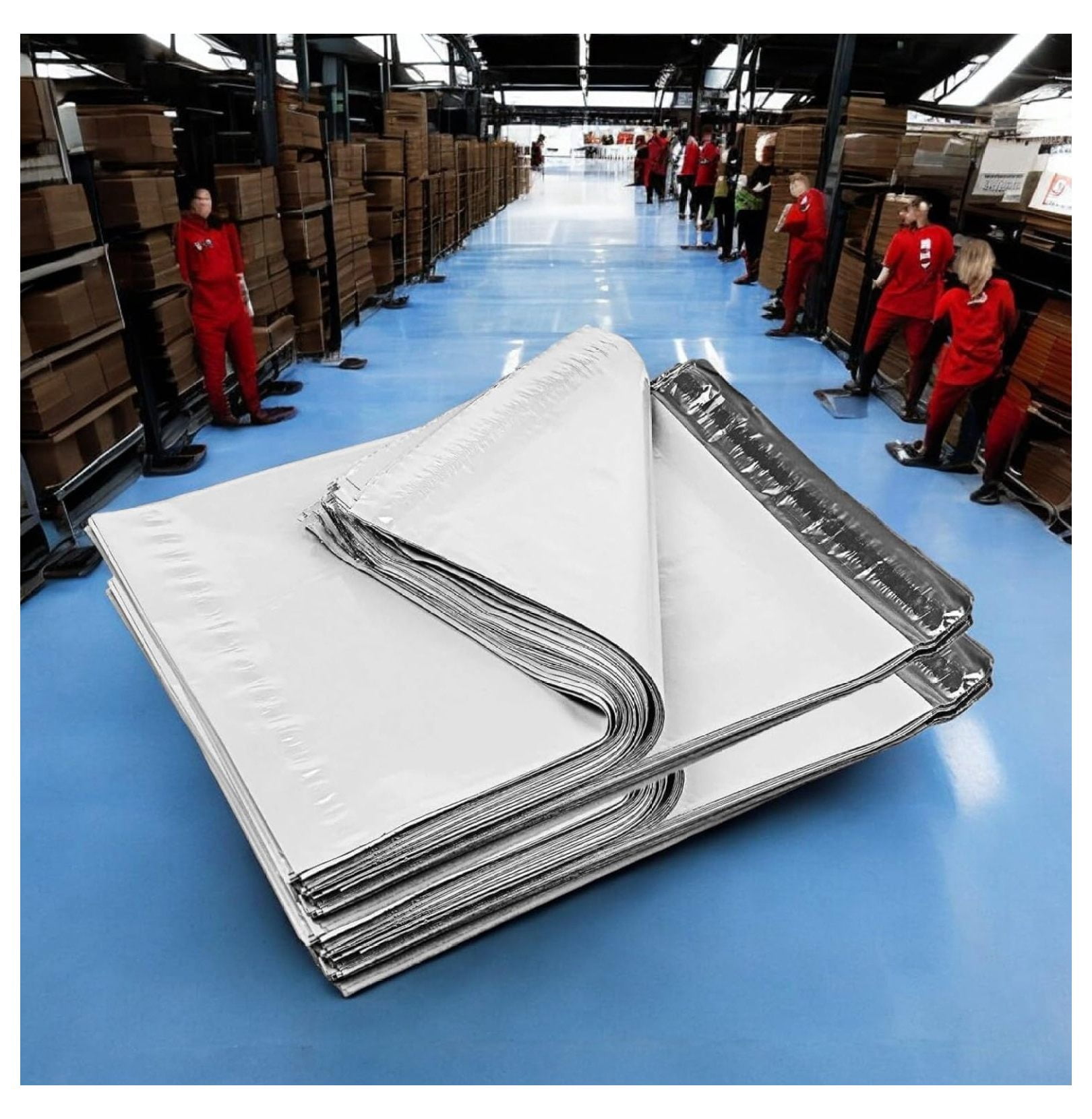 200-Pack Mailers 19x24 Inch Large Size #7 White Color Mailing Shipping Envelopes Bags, Self Seal Adhesive Waterproof and Tear Proof (Total 200 Bags) 19" X 24"