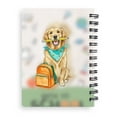 thumbnail image 2 of Hardworking Golden Retriever Ready Back to School New Year Classes Spiral Bound Journal Goldens Dog Lover Gifts Idea 5x7in Spiral Notebook - 12011, 2 of 5