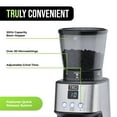 thumbnail image 4 of TRU Conical Burr Grinder - Precision Coffee Bean Grinder with 30 Grind Settings - Adjustable Grind Time & Digital Countdown - 20 oz Bean Hopper for Espresso & Drip Coffee, 4 of 7