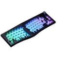 thumbnail image 1 of Teclado Mecánico para Juegos 3 Modos Ergonómico Gamer Travel Business Luz Inferior Negra DIY, 1 of 10