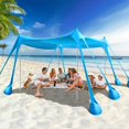 thumbnail image 1 of Carpa de playa Rhino Valley Sun Shelter UPF50+ con sacos de arena, 1 of 8