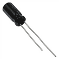 thumbnail image 2 of Pack of 5 UKL2AR47KDD Aluminum Electrolytic Capacitors 10% 0.47uF 100V Radial :RoHS, 2 of 2