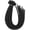 Black 12in, variant on Vbsqjc 10 Strands Black Human Hair Dreadlock Extensions 12inches 1Set
