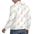 thumbnail image 6 of Goofa Leopard Print for Men's Hooded Sweatshirt - Lightweight Pullover Hoodie with Kangaroo Pocket, Perfect for Everyday Wear-Large, 6 of 7