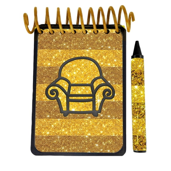 Handcrafted GOLDEN Handy Dandy Notebook