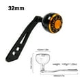 thumbnail image 1 of Fishing Spinning Reel Handle, Lightweight Metal Single Rocker Arm, Reel Replacement Power Handle Grip, 93mm Extended Rocker Arm Low-Profile Reel Handle DSH019-38mm Matte Black, 1 of 9