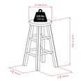 thumbnail image 2 of Counter Stool, 24" Square Leg Stools, 2 of 5