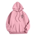 thumbnail image 5 of MHFRRA Sudadera con Capucha y Estampado Gráfico de Moda para Uso Informal y Actividades Al Aire Libre Rosa, 5 of 5