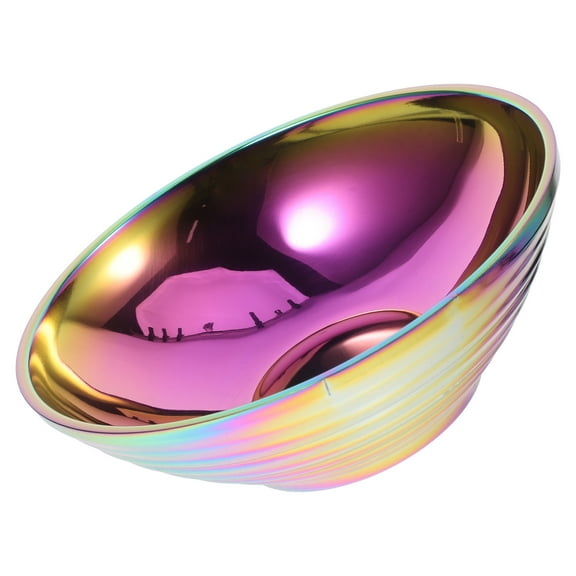 WASHWEPE Large Capacity Soup Bowl 304 Stainless Steel 1Pack 7.07X7.07X2.48In