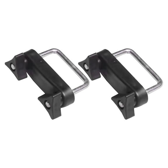 FOMIYES 2Pcs Roof Rack Brackets Mounting Brackets for Roof Basket Clamps 3.85X2.75X0.39In