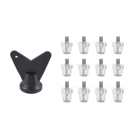 Wswqop Football Boot Studs Track Shoes Accessories Non Slip Universal Turf M5 Threading