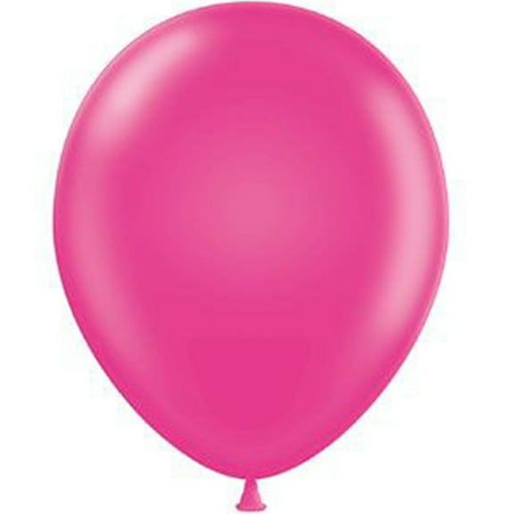 Tuf Tex Hot Pink Balloons, Latex, 1 44 oz, ( 50 Piece)
