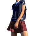 thumbnail image 4 of Qiylii Women's Mini Pleated Skirt, High Waist Solid Color  Skirt with Chain, 4 of 5
