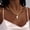 Chunky Cross-Gold, variant on Airmb Cross Necklace for Women Gold/Silver Plated Layered Dainty Cross Chain Trendy Choker Satellite Charm Small Crucifix Pendant Gold/Silver Necklace Stackable Hypoallergenic Delicate Gift for Women
