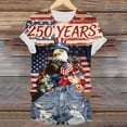 thumbnail image 6 of mgoYE Women Grey Shirt 2XL 250th Anniversary Gifts Women's 250 Years America Anniversary 250th Independence Day Vintage V-Neck T-Shirt|Watermelon Red L, 6 of 7