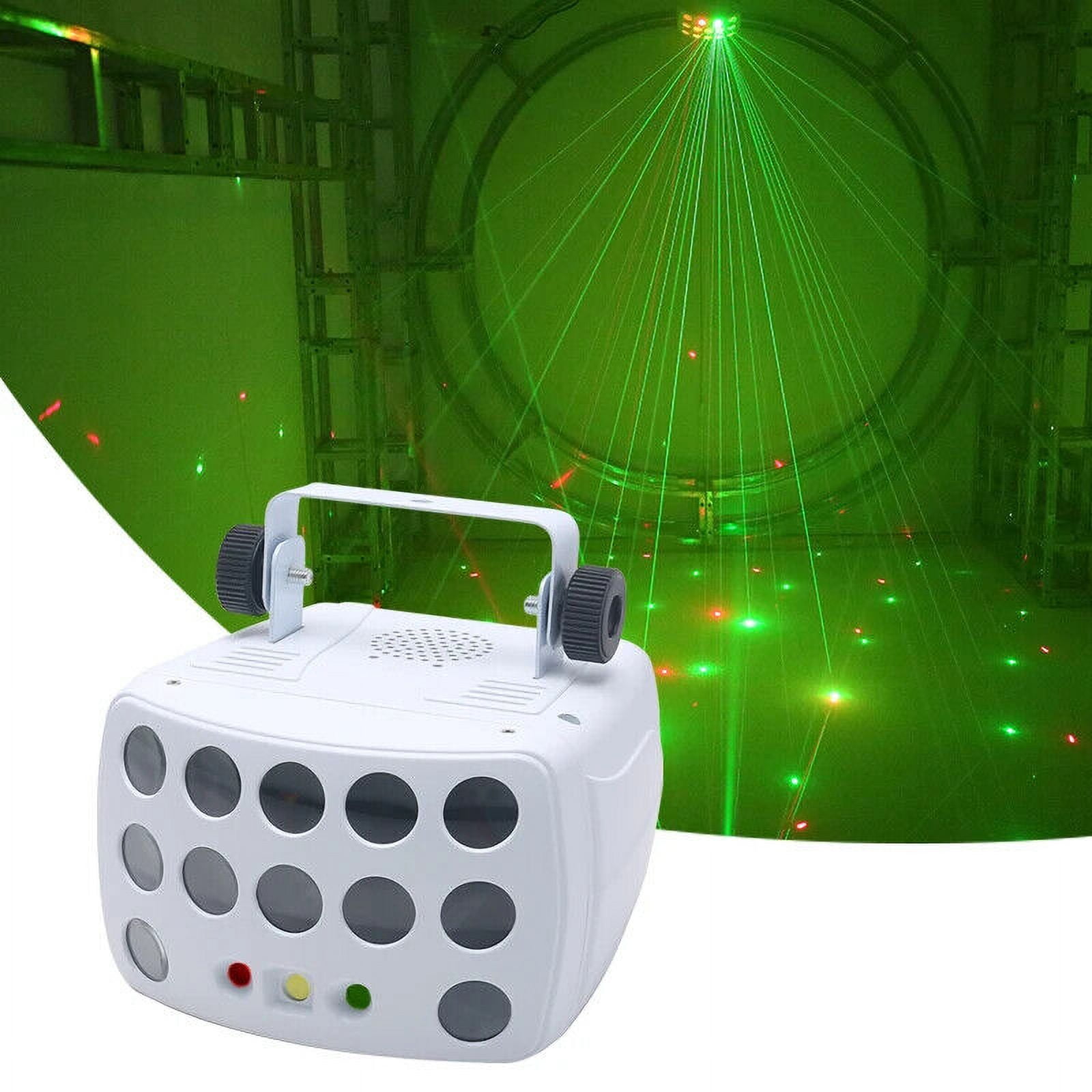 Indoor Disco Laser Light 3in1 LED Butterfly Wedding Stage Lighting with Remote
