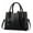 Black, variant on Handbag For Women, Women's Satchel Handbags Ladies Purse Shoulder Bags Tote Leather Bag Purse For Women Leather Tote Bag Purse, Satchel Shoulder Top Handle Bags With Zipper Black Purses For Women