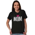 thumbnail image 4 of Queen Mom Cute Mothers Day Present Women's Graphic T Shirt Tees Brisco Brands L, 4 of 4