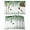 Green, variant on Green Spring Botanical Placemats Set of 12, Weeping Eucalyptus Butterfly Placemats for Dining Table, Place Mats for Kitchen Tabletop, Waterproof Wipeable Dining Table Mats Set