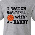 thumbnail image 4 of Inktastic I Watch Basketball with Daddy Youth T-Shirt, 4 of 5