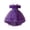1#Dark Purple, variant on Tiijoy Flower Girls Dress Ruffles Birthday Party Princess Dress Pageant Gown, Sizes 3-4
