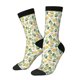 thumbnail image 1 of Balery Fruit Pears Calcetas Largas con Estampado para Hombre y Mujer – Suaves y Transpirables, Talla Única (US 5-11), 1 of 6