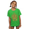 thumbnail image 2 of Harry Potter Girls Christmas Fair Isle Cotton T-Shirt, 2 of 5