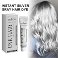 thumbnail image 2 of EELHOE Instant Gray Hair Dye Cream 100ml Natural Gray Silver Color Cream Long Lasting Hair Dye Treat, 2 of 5