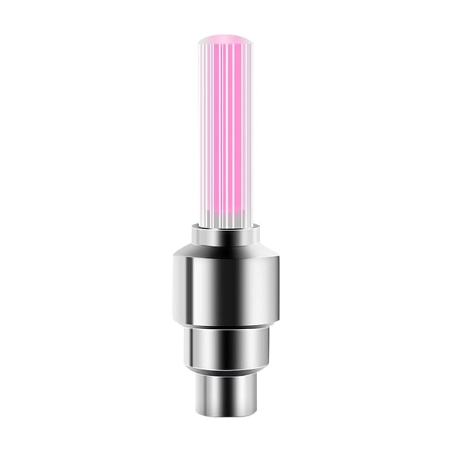 Motion Activated LED Tire Valve Stem Light - Vibration Sensor Wheel Illumination for Bicycle Motorcycle Car - Safety Visibility Night Riding - Water Resistant