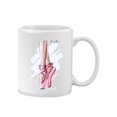 thumbnail image 1 of Hand-drawn Ballet Pointe Shoes. Mug Unisex's -Image by Shutterstock, 1 of 4